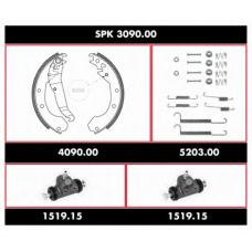 SPK 3090.00 WOKING Комплект тормозов, барабанный тормозной механизм