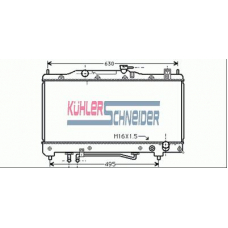 3219901 KUHLER SCHNEIDER Радиатор, охлаждение двигател