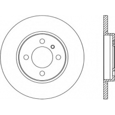 BDR1080.10 OPEN PARTS Тормозной диск