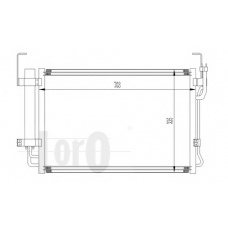 019-016-0005 LORO Конденсатор, кондиционер