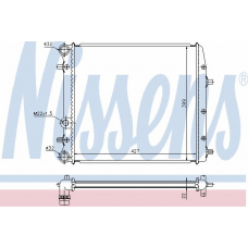 65269A NISSENS Радиатор, охлаждение двигателя