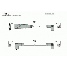 T675C TESLA Комплект проводов зажигания