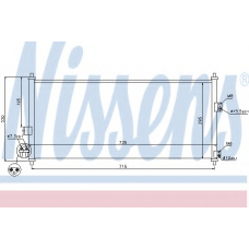 94589 NISSENS Конденсатор, кондиционер