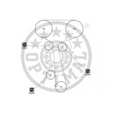 SK-1625 OPTIMAL Комплект ремня грм