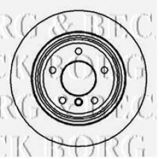BBD4068 BORG & BECK Тормозной диск