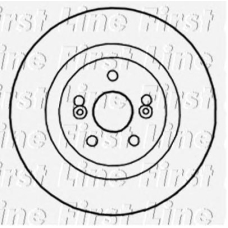 FBD1907 FIRST LINE Тормозной диск