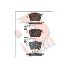 RB1777 R BRAKE Комплект тормозных колодок, дисковый тормоз