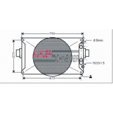 4106611 KUHLER SCHNEIDER Радиатор, охлаждение двигател