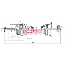 RN1138913A KAMOKA Приводной вал