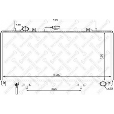 10-25940-SX STELLOX Радиатор, охлаждение двигателя