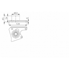 TKR 9900 TIMKEN Натяжной ролик, ремень грм