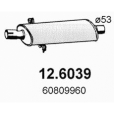 12.6039 ASSO Средний глушитель выхлопных газов