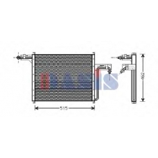 092021N AKS DASIS Конденсатор, кондиционер