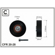 20-28 CAFFARO Паразитный / ведущий ролик, поликлиновой ремень