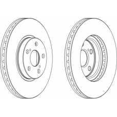 DDF1508C FERODO Тормозной диск