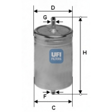 31.583.00 UFI Топливный фильтр