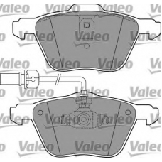 597375 VALEO Комплект тормозных колодок, дисковый тормоз