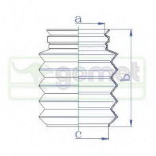 1113310 GOMET Защитный колпак / пыльник, амортизатор