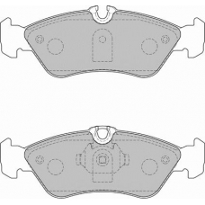 FD7233V NECTO Комплект тормозных колодок, дисковый тормоз