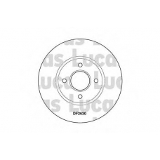 DF2630 TRW Тормозной диск