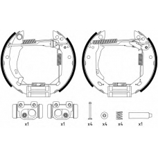 8DB 355 003-881 HELLA Комплект тормозных колодок