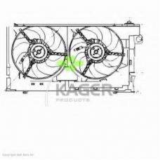 32-2039 KAGER Вентилятор, охлаждение двигателя