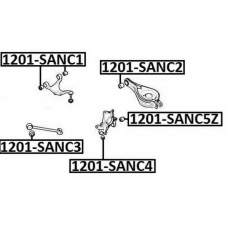 1201-SANC2 ASVA Подвеска, рычаг независимой подвески колеса