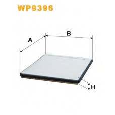 WP9396 WIX Фильтр, воздух во внутренном пространстве
