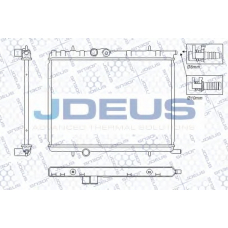 RA0210341 JDEUS Радиатор, охлаждение двигателя