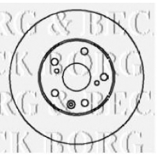 BBD5128 BORG & BECK Тормозной диск