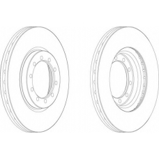 FCR182A FERODO Тормозной диск