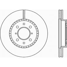 BDA2233.20 OPEN PARTS Тормозной диск