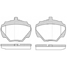 P3223.10 WOKING Комплект тормозных колодок, дисковый тормоз