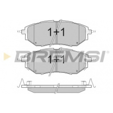 BP3211 BREMSI Комплект тормозных колодок, дисковый тормоз