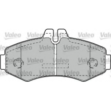 598299 VALEO Комплект тормозных колодок, дисковый тормоз