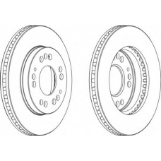 DDF761-1 FERODO Тормозной диск