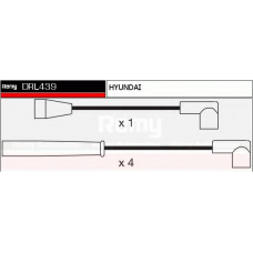 DRL439 DELCO REMY Комплект проводов зажигания