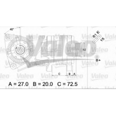 437363 VALEO Генератор