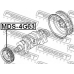 MDS-4G63 FEBEST Ременный шкив, коленчатый вал