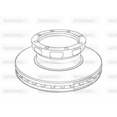 NSA1108.20 WOKING Тормозной диск