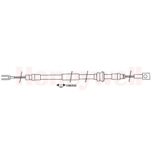 432808B BENDIX Трос, стояночная тормозная система