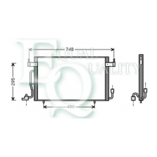 CO0175 EQUAL QUALITY Конденсатор, кондиционер