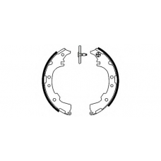 8DB 355 002-191 HELLA Комплект тормозных колодок