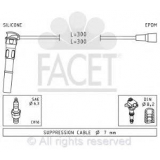 4.9903 FACET Ккомплект проводов зажигания