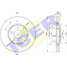 78BD3918-2 ICER Тормозной диск