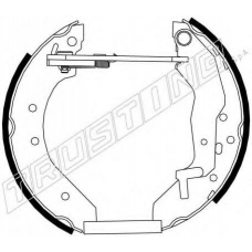 6291 TRUSTING Комплект тормозных колодок