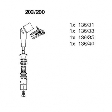 203/200 BREMI Комплект проводов зажигания