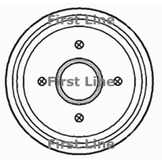 FBR939 FIRST LINE Тормозной барабан