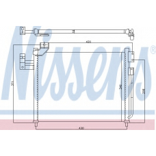 94760 NISSENS Конденсатор, кондиционер