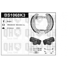 BS1068K3 QUINTON HAZELL Комплект тормозов, барабанный тормозной механизм